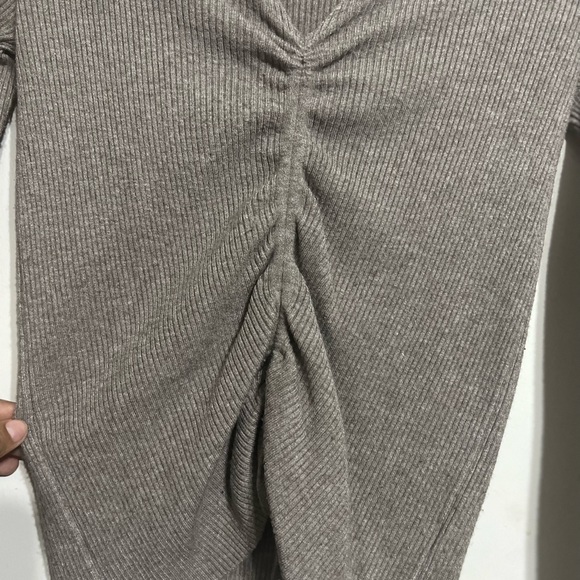 Dreamers By Debut Brownish/Grayish Long Sleeve Sweater Blouse M - Picture 5 of 6